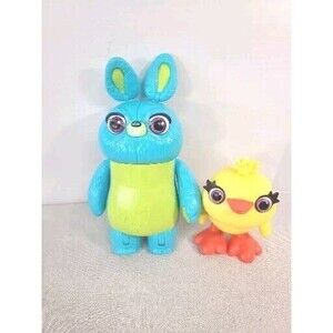 Disney Pixar Toy Story 4 Posable Bunny 9" and duck 5" Figures